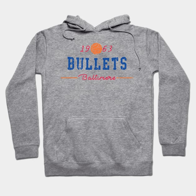 Baltimore Bullets Hoodie by HomePlateCreative